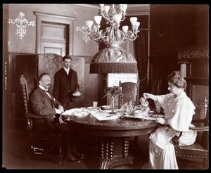 Martha Morton en casa, 1902